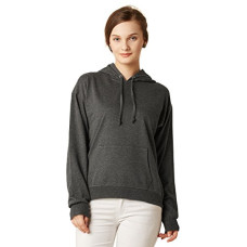 Deals and Offers on Women - Miss Chase Women's Grey Hooded Sweatshirt Deals, Discounts & Offers on Women - Miss Chase Women's Grey Hooded Sweatshirt