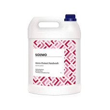 Deals and Offers on - Amazon Brand - Solimo Germ-Protect Handwash Liquid, Refreshing Rose, 5L Deals, Discounts & Offers on - Amazon Brand - Solimo Germ-Protect Handwash Liquid, Refreshing Rose, 5L