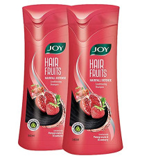 Deals and Offers on - Joy Hair Fruits Hairfall Defense Conditioning Shampoo Enriched with Pomegranate & Strawberry ( 2 X 340ml ) Deals, Discounts & Offers on - Joy Hair Fruits Hairfall Defense Conditioning Shampoo Enriched with Pomegranate & Strawberry ( 2 X 340ml )
