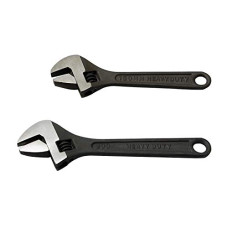 Deals and Offers on - Amazon Brand - Solimo Carbon Steel Single Sided Adjustable Spanner Set, 6 and 8 inch Deals, Discounts & Offers on - Amazon Brand - Solimo Carbon Steel Single Sided Adjustable Spanner Set, 6 and 8 inch