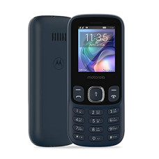 Deals, Discounts & Offers on Electronics - Motorola A10e Dual Sim keypad Mobile with 800 mAh Battery, Expandable Storage Upto 32GB, Wireless FM with auto Call Recording - Dark Blue