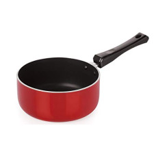 Deals, Discounts & Offers on Cookware - Nirlon Non Stick Food Grade Quality Aluminium Sauce Pan/Milk Pan/Coffee Pan/Tea Pan/Tea Pot/Milk Pot 16cm - 1.2 LTR LPG Stove Compatible Only(26mm_Classic_SP(M))