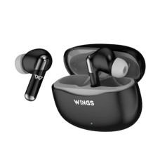 Deals and Offers on Headphones - Wings Flobuds 335: Made in India Premium Lifestyle TWS Earbuds with Smart ENC, High Fidelity 13mm Drivers, Bluetooth 5.3, 40Hrs Playtime with 8 Hours Earbuds Playtime, and Low Latency 40ms Deals, Discounts & Offers on Headphones - Wings Flobuds 335: Made in India Premium Lifestyle TWS Earbuds with Smart ENC, High Fidelity 13mm Drivers, Bluetooth 5.3, 40Hrs Playtime with 8 Hours Earbuds Playtime, and Low Latency 40ms