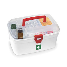 Deals, Discounts & Offers on  - MILTON Medical Box, 1 Piece, White | Emergency Medical Box | Medicine Storage Box | Emergency Cabinet Organizer | Detachable Tray Medical Box | Medicine Organizer | Indoor Outdoor Medical Utility