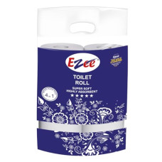 Deals and Offers on - Ezee Toilet Paper Roll - Pack Of 4 | Tissue Paper Roll Ultra Soft Highly Absorbent | 160 Pulls Each Roll Deals, Discounts & Offers on - Ezee Toilet Paper Roll - Pack Of 4 | Tissue Paper Roll Ultra Soft Highly Absorbent | 160 Pulls Each Roll