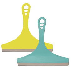 Deals and Offers on Home Improvement - Zureni Kitchen Platform & Glass Squeegee Wiper All-Purpose Cleaning Windows Car Windshield Bathroom Mirrors Table Cleaner (Set of 2, Random Colours) Deals, Discounts & Offers on Home Improvement - Zureni Kitchen Platform & Glass Squeegee Wiper All-Purpose Cleaning Windows Car Windshield Bathroom Mirrors Table Cleaner (Set of 2, Random Colours)