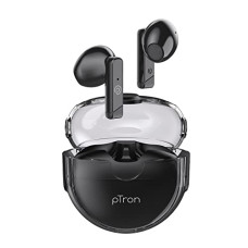Deals and Offers on Headphones - pTron Bassbuds Fute 5.1 Bluetooth Truly Wireless Featherlite TWS in Ear Earbuds with Mic, 25Hrs Playtime, 13mm Driver, Immersive Audio Headphones, Touch Control, Voice Assist & Fast Charging (Black) Deals, Discounts & Offers on Headphones - pTron Bassbuds Fute 5.1 Bluetooth Truly Wireless Featherlite TWS in Ear Earbuds with Mic, 25Hrs Playtime, 13mm Driver, Immersive Audio Headphones, Touch Control, Voice Assist & Fast Charging (Black)