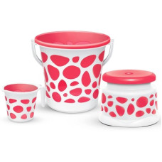 Deals and Offers on - MILTON 25 L Plastic Bucket(Red) Deals, Discounts & Offers on - MILTON 25 L Plastic Bucket(Red)