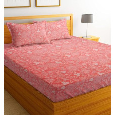 Deals and Offers on - BSB HOME 100% Cotton Feel Flat Double Bedsheets with 2 King Size Pillow Covers | Double Bed Breathable | Wrinklefree | Ultrasoft 180 TC Supersoft |90 x 100 Inches | Pink Flower Deals, Discounts & Offers on - BSB HOME 100% Cotton Feel Flat Double Bedsheets with 2 King Size Pillow Covers | Double Bed Breathable | Wrinklefree | Ultrasoft 180 TC Supersoft |90 x 100 Inches | Pink Flower