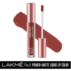 Deals, Discounts & Offers on  - Lakm 9to5 Primer + Matte Liquid Lip Color(MB2 Intense Latte, 4.2 ml)