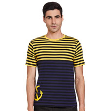 Deals and Offers on Men - Amazon Brand - House & Shields Men's Regular T-Shirt (H&S-T-CD1-D2_Dawn Yellow 2XL) Deals, Discounts & Offers on Men - Amazon Brand - House & Shields Men's Regular T-Shirt (H&S-T-CD1-D2_Dawn Yellow 2XL)