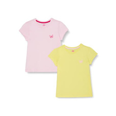 Deals and Offers on - Amazon Brand - Jam & Honey Girl's Regular Fit T-Shirt (Pack of 2) Deals, Discounts & Offers on - Amazon Brand - Jam & Honey Girl's Regular Fit T-Shirt (Pack of 2)