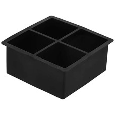 Deals and Offers on - Amazon Brand - Solimo 4 Cavity Silicone Ice Tray, Black Deals, Discounts & Offers on - Amazon Brand - Solimo 4 Cavity Silicone Ice Tray, Black
