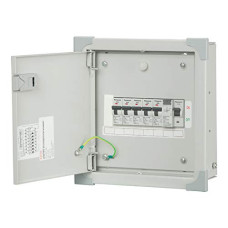 Deals and Offers on Home Improvement - Anchor by Panasonic 98302 Polycorbonate Uno Series 8 Way SPN Metal Double Door Distribution Board (White) Deals, Discounts & Offers on Home Improvement - Anchor by Panasonic 98302 Polycorbonate Uno Series 8 Way SPN Metal Double Door Distribution Board (White)