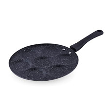 Deals, Discounts & Offers on Cookware - Attro Non Stick Heavy Duty 7 Cavity Single Handle Uttapam Tawa, Spatter Finish, Black