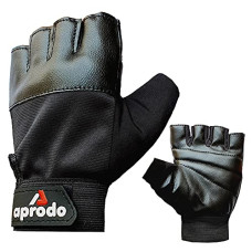 Deals and Offers on Accessories - Aprodo Beginner Weight Lifting Gym Gloves, Free Size (Black) Deals, Discounts & Offers on Accessories - Aprodo Beginner Weight Lifting Gym Gloves, Free Size (Black)