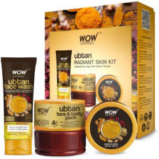 Deals and Offers on - WOW SKIN SCIENCE Bright & Glow Kit - (Ubtan Face wash tube+ Ubtan Face & Body Pack + Ubtan Face & Body scrub ) - 500mL(3 Items in the set) Deals, Discounts & Offers on - WOW SKIN SCIENCE Bright & Glow Kit - (Ubtan Face wash tube+ Ubtan Face & Body Pack + Ubtan Face & Body scrub ) - 500mL(3 Items in the set)