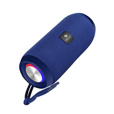 Deals and Offers on - ZEBRONICS Zeb-Action Wireless 10W Portable Speaker, Supporting Bluetooth v5.1, TWS, RGB Lights, Fabric Finish, AUX/USB/FM/mSD (Blue) Deals, Discounts & Offers on - ZEBRONICS Zeb-Action Wireless 10W Portable Speaker, Supporting Bluetooth v5.1, TWS, RGB Lights, Fabric Finish, AUX/USB/FM/mSD (Blue)