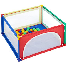 Deals and Offers on - Amazon Brand - Jam & Honey Square Ball Pool (with 50 Balls) Multicolor Deals, Discounts & Offers on - Amazon Brand - Jam & Honey Square Ball Pool (with 50 Balls) Multicolor