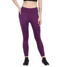 Deals, Discounts & Offers on Women - Clovia Women's Snug Fit Printed Active Tights in Purple