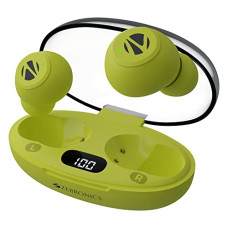 Deals and Offers on Headphones - ZEBRONICS Pods 2 Wireless TWS Earbuds with Bluetooth 5.3,Led Display,Voice Assistant,Call Function,Transparent Charging Case,Touch Control&Built-in Rechargeable Battery-Neon,in-Ear Deals, Discounts & Offers on Headphones - ZEBRONICS Pods 2 Wireless TWS Earbuds with Bluetooth 5.3,Led Display,Voice Assistant,Call Function,Transparent Charging Case,Touch Control&Built-in Rechargeable Battery-Neon,in-Ear