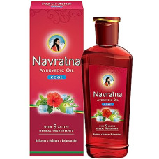 Deals and Offers on - Navratna Ayurvedic Cool Oil | Unique combination of 9 Ayurvedic Herbs | Relieves Headache, Body ache, Tiredness, Sleeplessness & Tension| Improves Scalp Health | Relaxing & Rejuvenating cooling effect | 600ml Deals, Discounts & Offers on - Navratna Ayurvedic Cool Oil | Unique combination of 9 Ayurvedic Herbs | Relieves Headache, Body ache, Tiredness, Sleeplessness & Tension| Improves Scalp Health | Relaxing & Rejuvenating cooling effect | 600ml