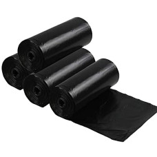 Deals, Discounts & Offers on  - Heart Home Small 120 Biodegradable Biodegradable Garbage Bags|Plastic Dustbin Bags|Trash Bags For Kitchen, Office, Warehouse, Pantry or Washroom (Black)-HS41HEARTHH24006