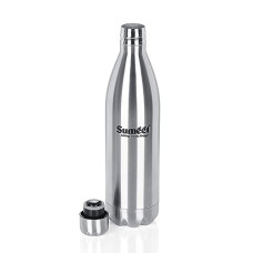 Deals, Discounts & Offers on  - Sumeet Stainless Steel Vacuum Flask, 1 Litre, Insulated Water Bottle, Thermal, Hot and Cold for 24 Hours, Leak-Proof Design