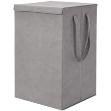 Deals, Discounts & Offers on  - Amazon Brand - Solimo Fabric Foldable Laundry Organiser, Grey
