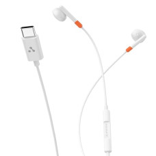 Deals, Discounts & Offers on Headphones - Ambrane Type-C Wired Earphones, Boosted bass, Comfy Ear Design 1.2m Long