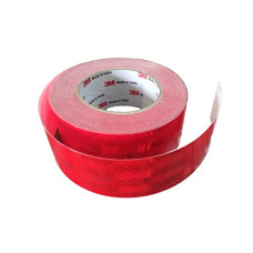 Deals, Discounts & Offers on  - 3M High Intensity Reflective Conspicuity Tape- Red, 2 Inch Width X 2 Feet