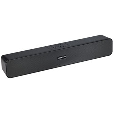 Deals, Discounts & Offers on Electronics - amazon basics Bluetooth Speaker 5.0 Soundbar with 16W RMS, 2000mAh Battery, Upto 19 Hrs Playtime Aux/USB Port (Black)