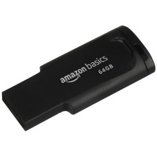 Deals, Discounts & Offers on  - Amazon Basics 64 GB Flash Drive | USB 2.0 E Series | Temperature, Shock and Vibration Resistant | Plastic Body Finish