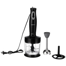 Deals, Discounts & Offers on  - Amazon Basics Hand Blender, Chopper and Whisker, Super-Silent DC Motor, 100% Copper Motor, Ergonomic, Multi-Function, Stainless-Steel Blade, Detachable Stem, Click-Fit Locking (Stainless Steel, 300W)