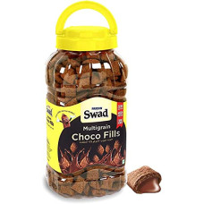 Deals, Discounts & Offers on  - Swad Breakfast Cereal, Multigrain Choco Fills (Made with Oats, Corn, Wheat, Rice, Zero Cholesterol Chocolate Choco Fills) Jar, 370 g