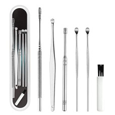 Deals, Discounts & Offers on  - Concepta 5 Pcs Ear Pick with a Storage Box Earwax Removal Kit | Ear Cleansing Tool Set | Stainless Steel Ear Curette Ear Wax Remover Tool