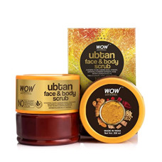 Deals and Offers on Beauty Care - WOW Skin Science Face and Body Ubtan Scrub with Chickpea Flour, Saffron & Turmeric Extracts - No Sulphate, Parabens, Silicones & Color, 200 ml Deals, Discounts & Offers on Beauty Care - WOW Skin Science Face and Body Ubtan Scrub with Chickpea Flour, Saffron & Turmeric Extracts - No Sulphate, Parabens, Silicones & Color, 200 ml