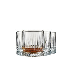 Deals, Discounts & Offers on  - Pasabahce Glass Elysia Water/Juice/Whisky Tumbler 355 ml 4 Pcs Set, Transparent (PB Elysia)