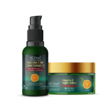 Deals and Offers on - BioFresh Botanicals Vitamin C Face Serum & Night Cream For Skin Glowing and Treat Uneven Skin For All Skin Types (Pack of 2) Deals, Discounts & Offers on - BioFresh Botanicals Vitamin C Face Serum & Night Cream For Skin Glowing and Treat Uneven Skin For All Skin Types (Pack of 2)