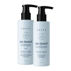 Deals and Offers on Beauty Care - Arata Dandruff Detox Duo For Dry Hair | Anti Dandruff Shampoo (200 ML) And Conditioner (200 ML) | Removes Dandruff From First Wash Deals, Discounts & Offers on Beauty Care - Arata Dandruff Detox Duo For Dry Hair | Anti Dandruff Shampoo (200 ML) And Conditioner (200 ML) | Removes Dandruff From First Wash