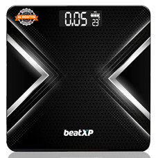 Deals and Offers on - beatXP Gravity X Digital Weight Machine For Body Weight with Thick Tempered Glass, Best Bathroom Weighing Scale with LCD Display - 2 Year Warranty Deals, Discounts & Offers on - beatXP Gravity X Digital Weight Machine For Body Weight with Thick Tempered Glass, Best Bathroom Weighing Scale with LCD Display - 2 Year Warranty
