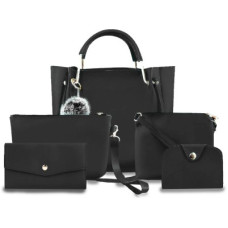 Deals and Offers on Bags, Wallets & Belts - FargoWomen Black Handbag - Extra Spacious Deals, Discounts & Offers on Bags, Wallets & Belts - FargoWomen Black Handbag - Extra Spacious
