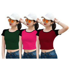 Deals and Offers on Laptops - THE BLAZZE 1362 Women's Regular Round Neck Dry Fit Jersey Workout Crop Tops Gym Sports Top Deals, Discounts & Offers on Laptops - THE BLAZZE 1362 Women's Regular Round Neck Dry Fit Jersey Workout Crop Tops Gym Sports Top