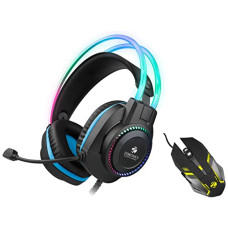 Deals and Offers on - ZEBRONICS Jet PRO Premium Wired Gaming On Ear Headphone with LED & Zeb-Transformer-M Optical USB Gaming Mouse with LED Effect(Black) Deals, Discounts & Offers on - ZEBRONICS Jet PRO Premium Wired Gaming On Ear Headphone with LED & Zeb-Transformer-M Optical USB Gaming Mouse with LED Effect(Black)