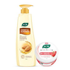 Deals, Discounts & Offers on  - Joy Honey & Almonds Body Lotion 500ml & Super Soft Face Moisturizer Cream 200ml