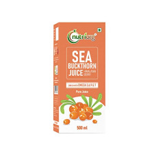 Deals and Offers on - Nutriorg Sea Buckthorn Juice 500 ml, Himalayan Berry, Enrich With Omega 3,6,7 & 9, Rich in Vitamin C, No Added Sugar Deals, Discounts & Offers on - Nutriorg Sea Buckthorn Juice 500 ml, Himalayan Berry, Enrich With Omega 3,6,7 & 9, Rich in Vitamin C, No Added Sugar