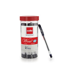 Deals, Discounts & Offers on Electronics - Cello Wow Blue Gel Pen Jar of 20 Units || Gel Pens Blue | Jar of 20 Units | Gel Pens Set for Students | Pens for Office Use | Gel Pens