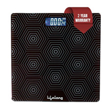 Deals and Offers on - Lifelong LLWS18 Digital Weighing Scale|Glass Weighing Scale Machine|Electronic Bathroom Scales & Weight Machine Deals, Discounts & Offers on - Lifelong LLWS18 Digital Weighing Scale|Glass Weighing Scale Machine|Electronic Bathroom Scales & Weight Machine