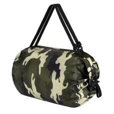 Deals, Discounts & Offers on  - Gourdeva 50 L 15.7-inch large capacity 100g 8 cm Foldable tiny light weight thin Casual Handbag (Camouflage green)