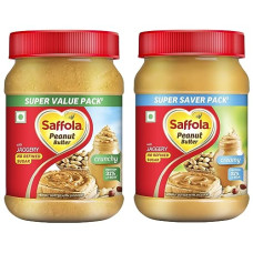 Deals and Offers on - Saffola Peanut Butter Crunchy| High Protein Peanut Butter | Only Jaggery, No Refined Sugar, 900g & Saffola Peanut Butter Creamy, 900 gm | High Protein Peanut Butter | Only Jaggery, No Refined Sugar Deals, Discounts & Offers on - Saffola Peanut Butter Crunchy| High Protein Peanut Butter | Only Jaggery, No Refined Sugar, 900g & Saffola Peanut Butter Creamy, 900 gm | High Protein Peanut Butter | Only Jaggery, No Refined Sugar